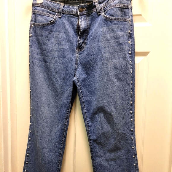 Jeans pearl studded - Picture 4 of 11